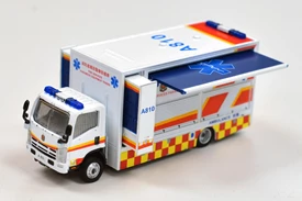 Tiny City 73 Die-cast Model Car - ISUZU N Series Paramedic Equipment Tender (PET) (with mesh window shields) (A810)