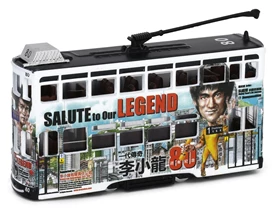 Tiny City Die-cast Model Car - Hong Kong Tram (6th-generation) Bruce Lee