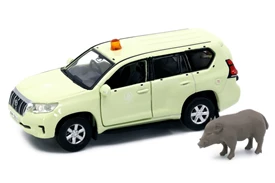 Tiny City Die-cast Model Car - Toyota Prado AFCD (with wild boar)