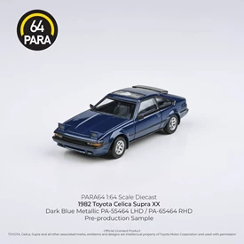 PARA64 1/64 Diecast 1984 Toyota Celica XX / Celica Supra Dark Blue Metallic - RHD