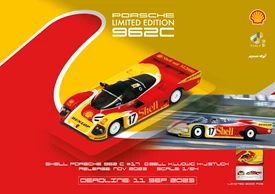 SPARKY 1/64 DIECAST Porsche 962C 2nd Le Mans D.Bell K.Ludwig H-J.Stuck SHELL 1988 #17