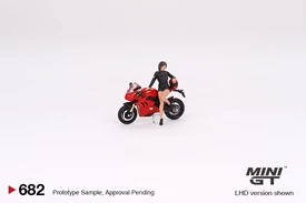 MINI GT 1/64 Ducati Panigale V4 S w/ Ducati Girl