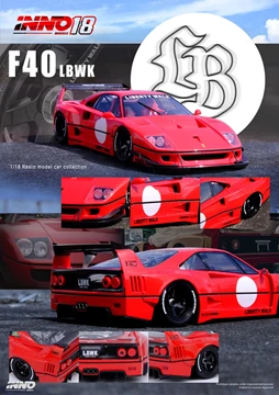 INNO 1/18 RESIN LBWK F40 Red