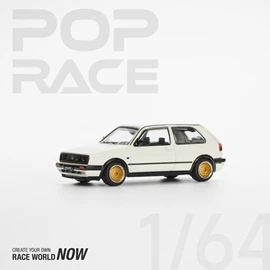 POPRACE 1/64 GOLF GTI WHITE