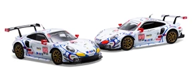 SPARKY 1/64 Porsche 911 RSR Porsche GT Team - Petit Le Mans 2018 - P. Pilet - N.Tandy - F.Makowiecki #911 & L.Vanthoor - M.Jaminet - E.Bamber  #912