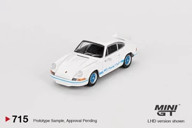 Porsche 911 Carrera RS 2.7 Grand Prix White with Blue Livery