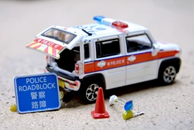 (with accessories)Tiny City Die-cast Model Car - Suzuki Hustler Small Patrol Car