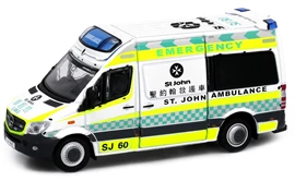 Tiny 城市 166 合金車仔 - 平治 Sprinter Facelift 聖約翰救護車 (SJ60)