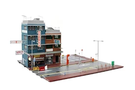 [Free Shipping]Tiny City Bd3 Hong Kong Old Tenements Street Diorama