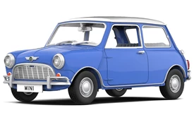 Tiny City Die-cast Model Car - Mini Cooper Blue