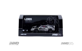 INNO 1/64 Die-cast LBWK F40 Chrome Silver Hobby Expo China 2024 Exclusive (Random Chase Car)