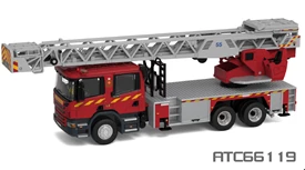 Tiny City 199 Die-cast Model Car - Scania HKFSD Turntable Ladder 55M (F6001)