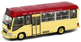 Tiny City 183 Die-cast Model Car - Toyota Coaster (B70) Red Minibus