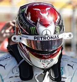 Spark 1/5 LH Helmet Lewis Hamilton - US GP - F1 World Championship 2019