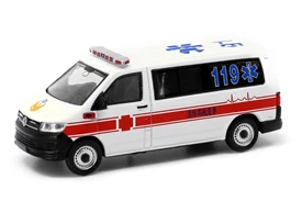 Tiny City Die-cast Model Car - Volkswagen T6 Transporter Fire Department Ambulance