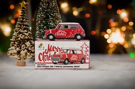 Tiny City Die-Cast Model car - Mini Cooper Mk 1 (Merry Christmas 2024)