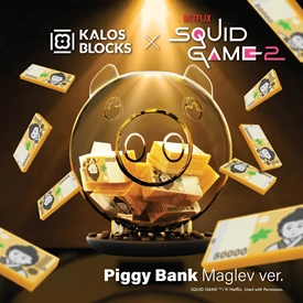 Tiny x Kalos Blocks x Squid Game - Maglev Piggy Bank