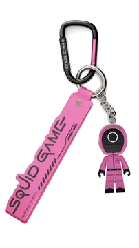 Tiny x Kalos Blocks x Squid Game Key Chain-Masked Manager