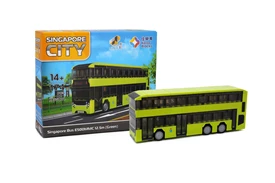 Tiny x Kalos Blocks - Singapore Bus E500MMC 12.5m (Green)