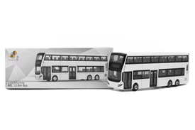 Tiny City BASIC04 Die-cast Model Car - VOLVO B8L MCV 12.8m (White)