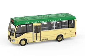 Tiny City TINY08 Die-cast Model Car - Toyota Coaster (B70) Green Mini Bus (19-seats)