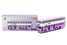 Tiny City Die-cast Model Car - KMB DENNIS Dragon 12m (Dark Purple) (42A)