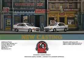 BMC 1/64 Mitsubishi 1988 Lancer /Gti White /RHD