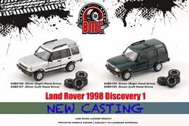 BMC 1/64 Land Rover 1998 Discovery1 -Silver (LHD)