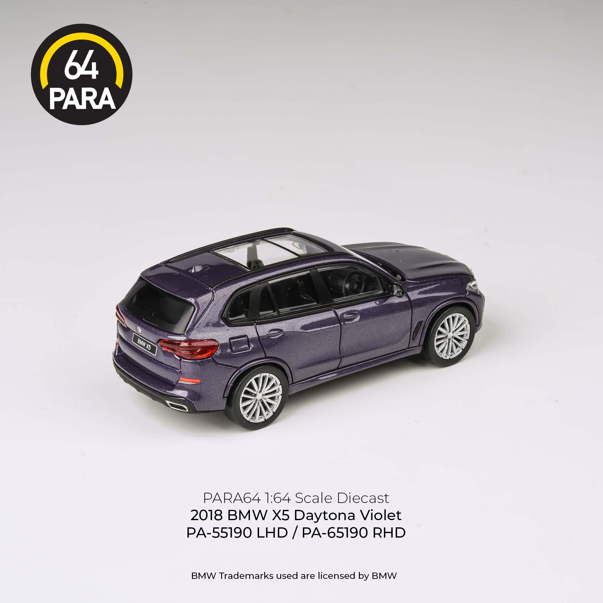 Voiture miniature BMW X5 G05 rhd noir Para64 1/64 – Motors Miniatures