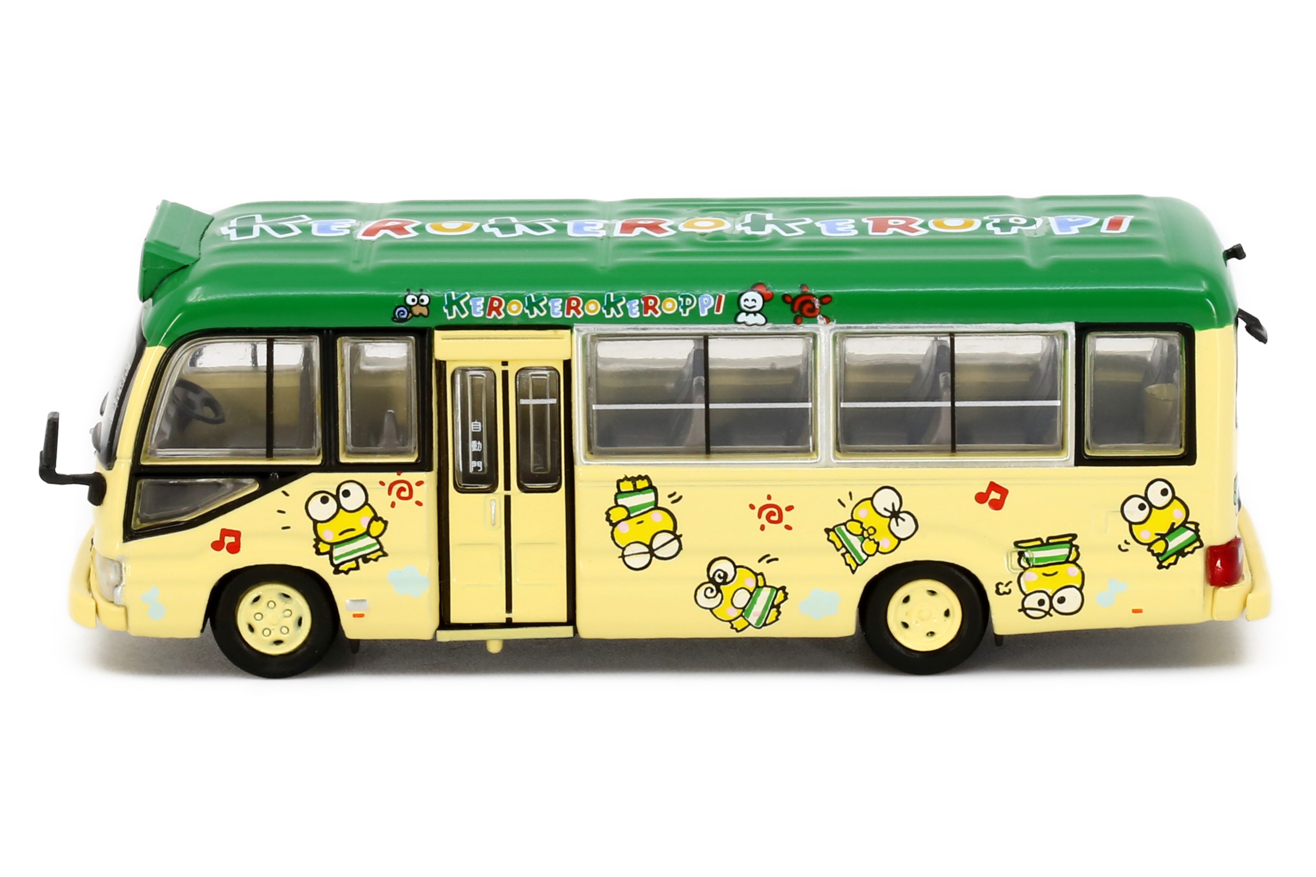 Tiny City Die-cast Model Car - Kerokerokeroppi Van Green Mini Bus  (19-seats) - Tiny 微影